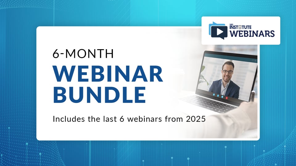 2025 July - December Webinar Bundle