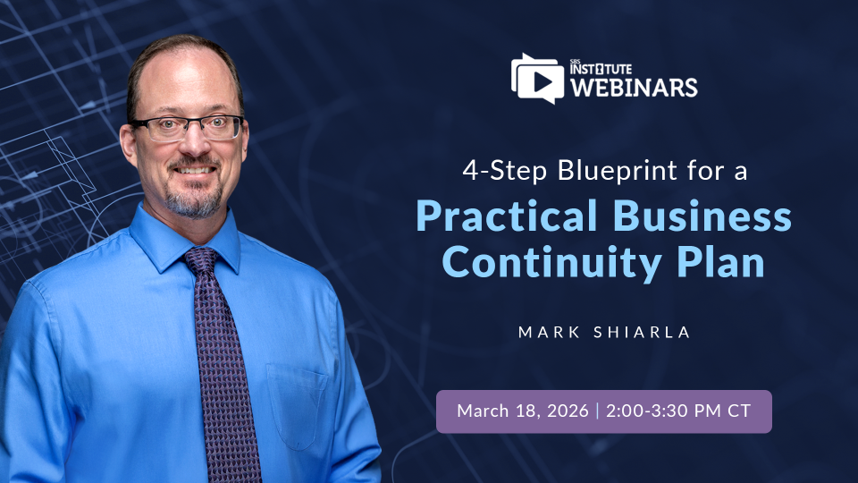 4-Step Blueprint for a Practical Business Continuity